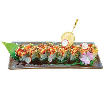 Tartare crevettes roll